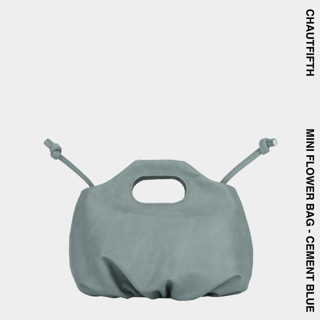 Túi xách MINI FLOWER màu Xanh xi-măng - CHAUTFIFTH