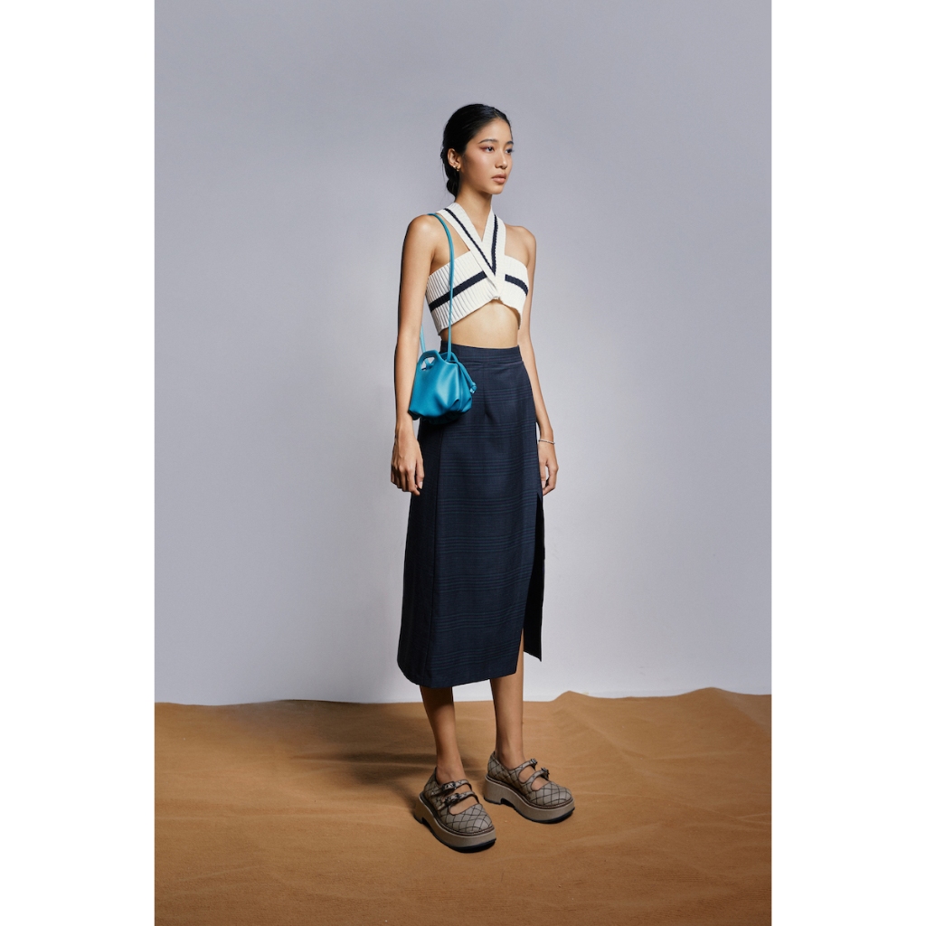 Túi xách MINI FLOWER màu Nâu đen chấm - CHAUTFIFTH