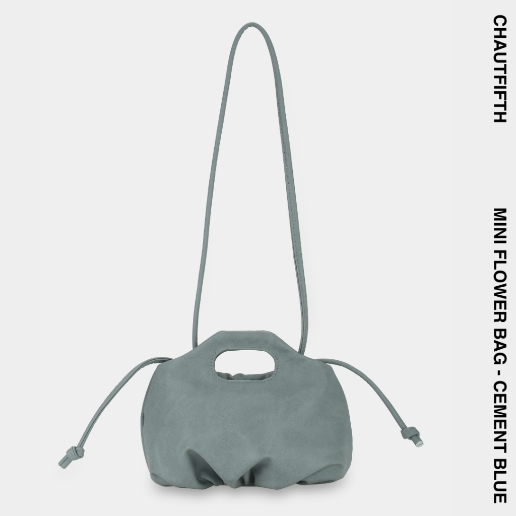 Túi xách MINI FLOWER màu Xanh xi-măng - CHAUTFIFTH