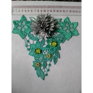 [HT3] Sticker ren thêu hoa lá nhiều hoạ tiết 3D (42 mẫu)