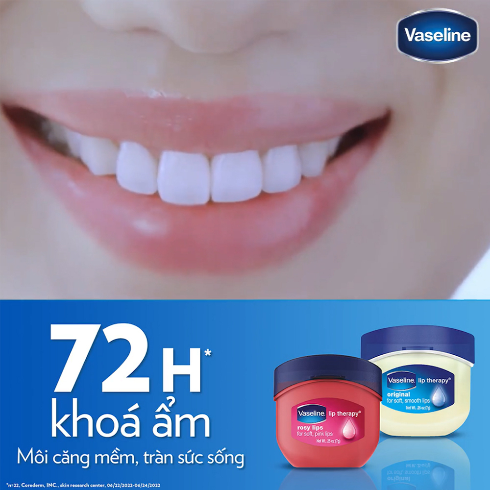 Sáp Son Dưỡng Môi Vaseline  Mang Lại Làn Môi Mềm Mọng Tức Thì