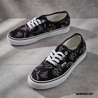 (Giày Chính Hãng) Vans Authentic Floral TU Black/White