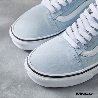 (Giày Chính Hãng) Vans Old Skool Baby Blue True White