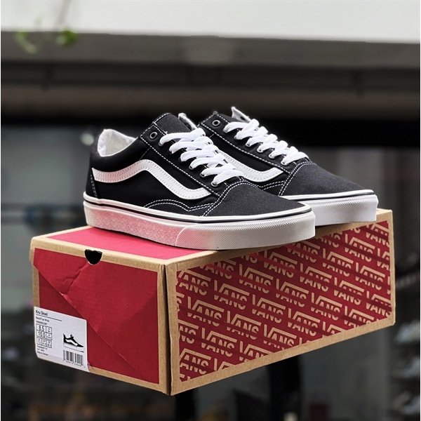 (Giày Chính Hãng) Old Skool Canvas Black