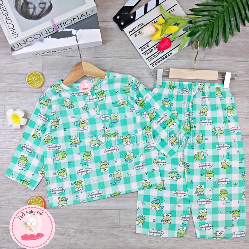 Đồ bộ tole, lanh tay dài quần dài bé trai, bộ lanh dài bé trai, bộ tole dài bé trai thỏ baby kids