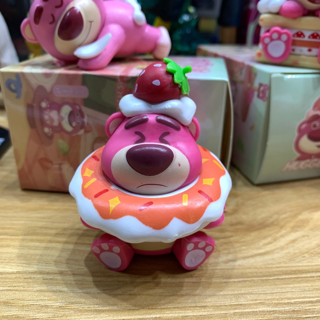 Mô hình Gấu Dâu cực cute, dễ thương - Combo 6 kiểu dáng gấu dâu  - đồ chơi gấu dâu - gaga mô hình - siêu đẹp