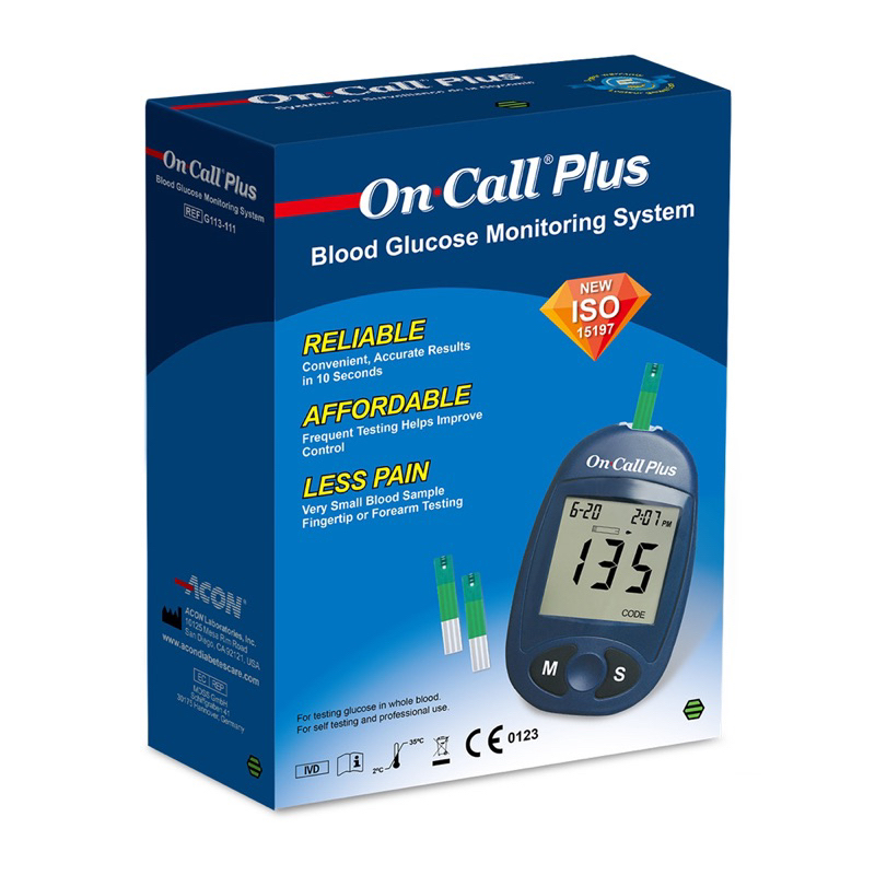 QUE THỬ ĐƯỜNG HUYẾT ONCALL PLUS 50