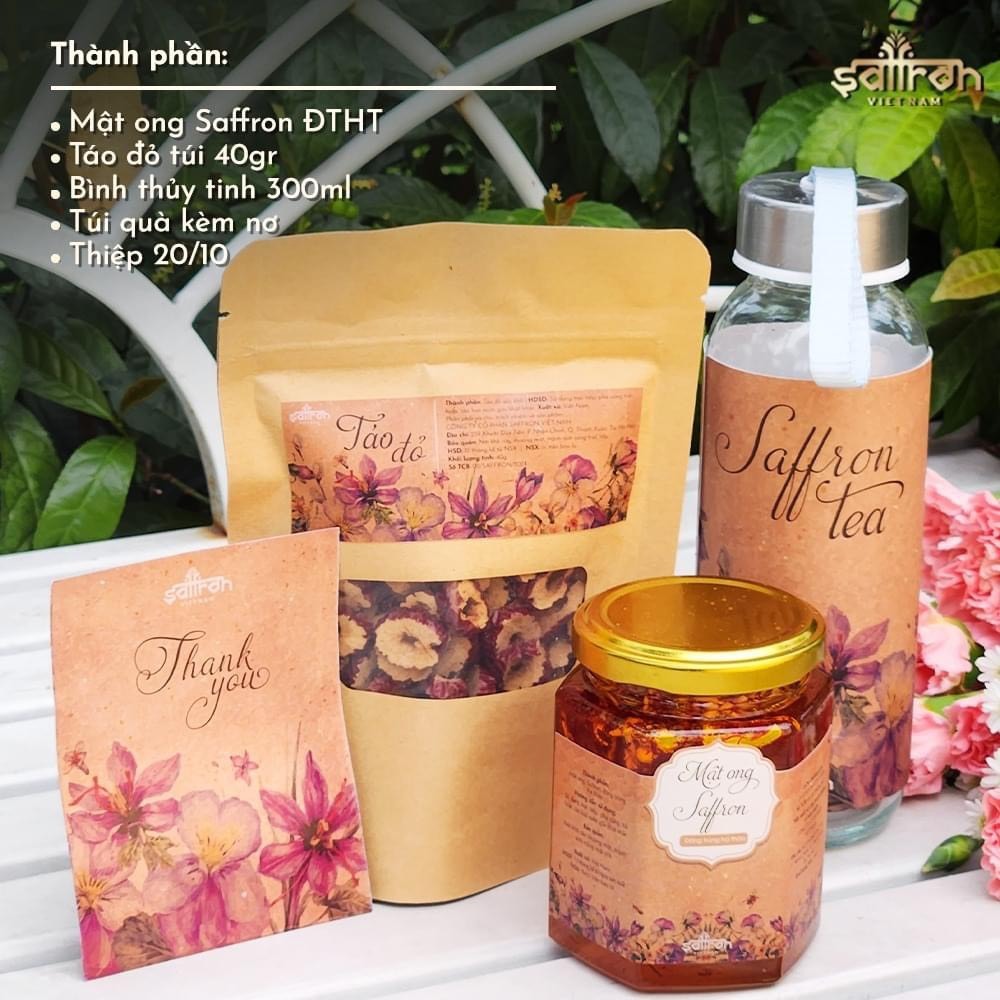 Set quà Heathy 20/10 thương hiệu Saffron Việt Nam