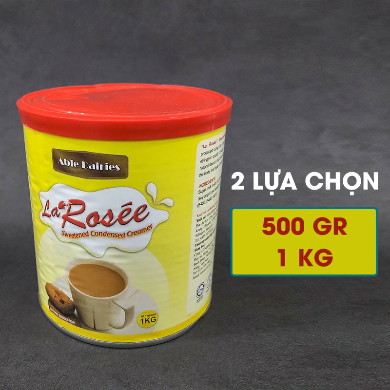 Sữa đặc có đường LaRosse Malaysia lon 500g và 1kg