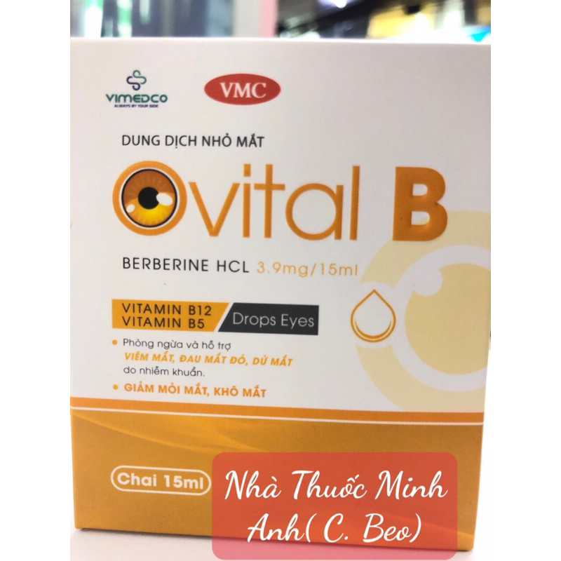 Vitamin Ovital B cho mắt- Hàng chính hãng