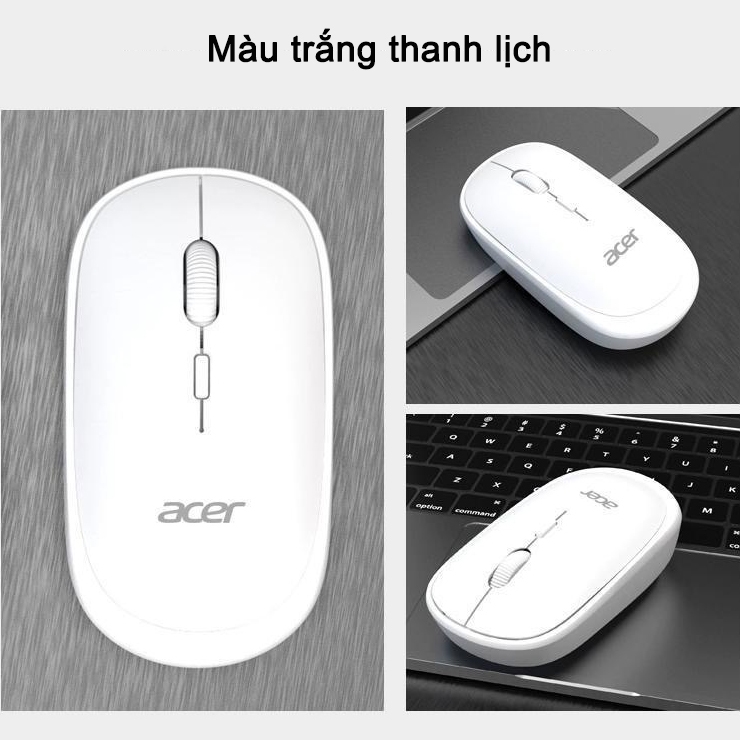 Chuột im lặng không dây Acer OMR930 Có thể điều chỉnh 3 mức dpi Thích hợp làm văn phòng công ty và giải trí