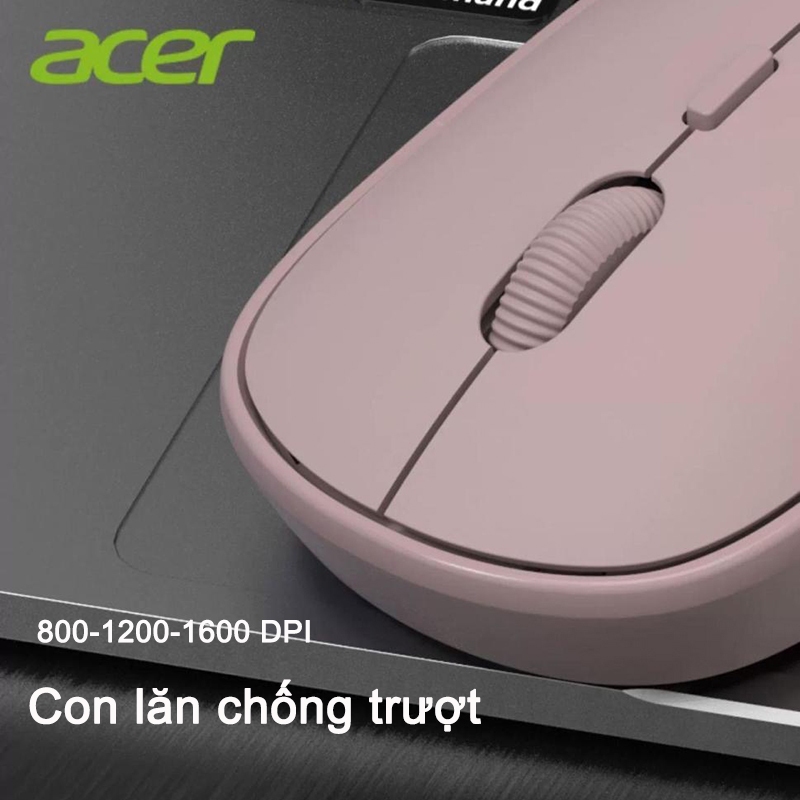 Chuột im lặng không dây Acer OMR930 Có thể điều chỉnh 3 mức dpi Thích hợp làm văn phòng công ty và giải trí