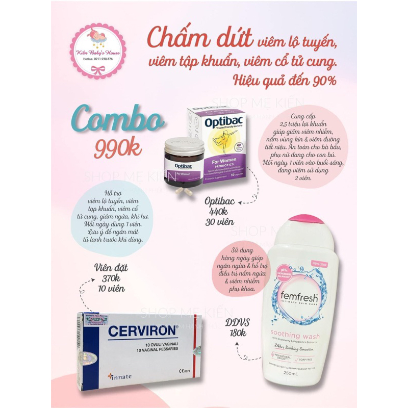 Cerviron nhập khẩu Ý -h10v- Shop Mẹ Kiến