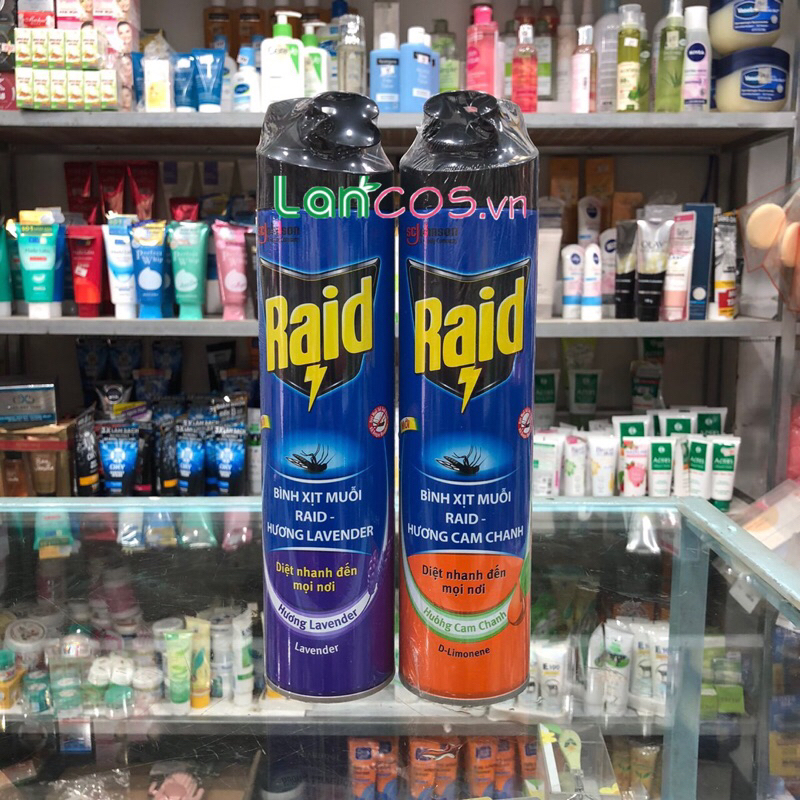 Bình xịt muỗi Raid (600ml)