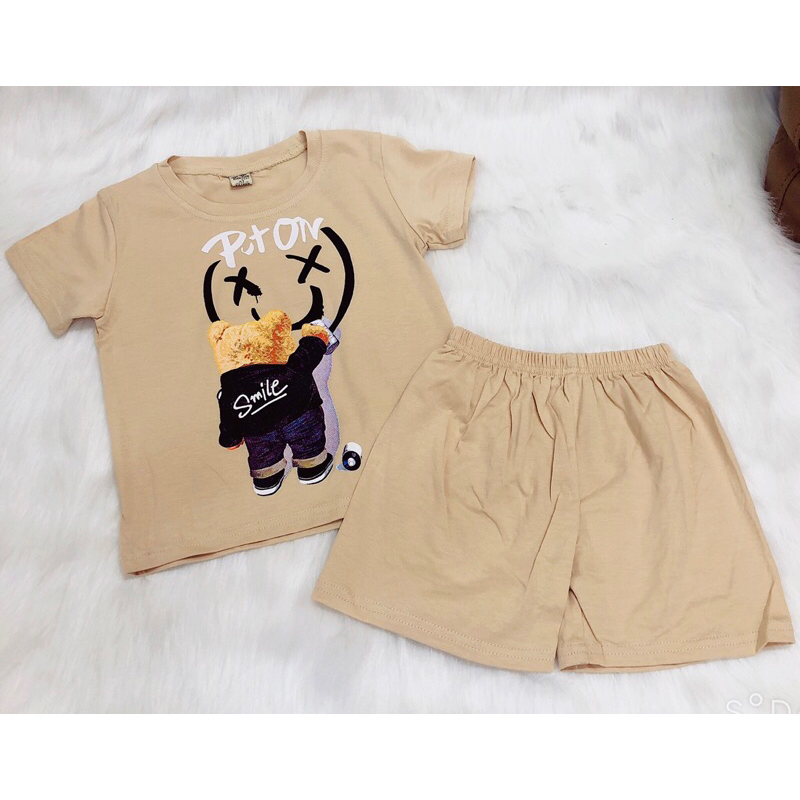 Bộ đùi cotton cho bé trai bé gái 8-20kg hàng Đẹp bán shop