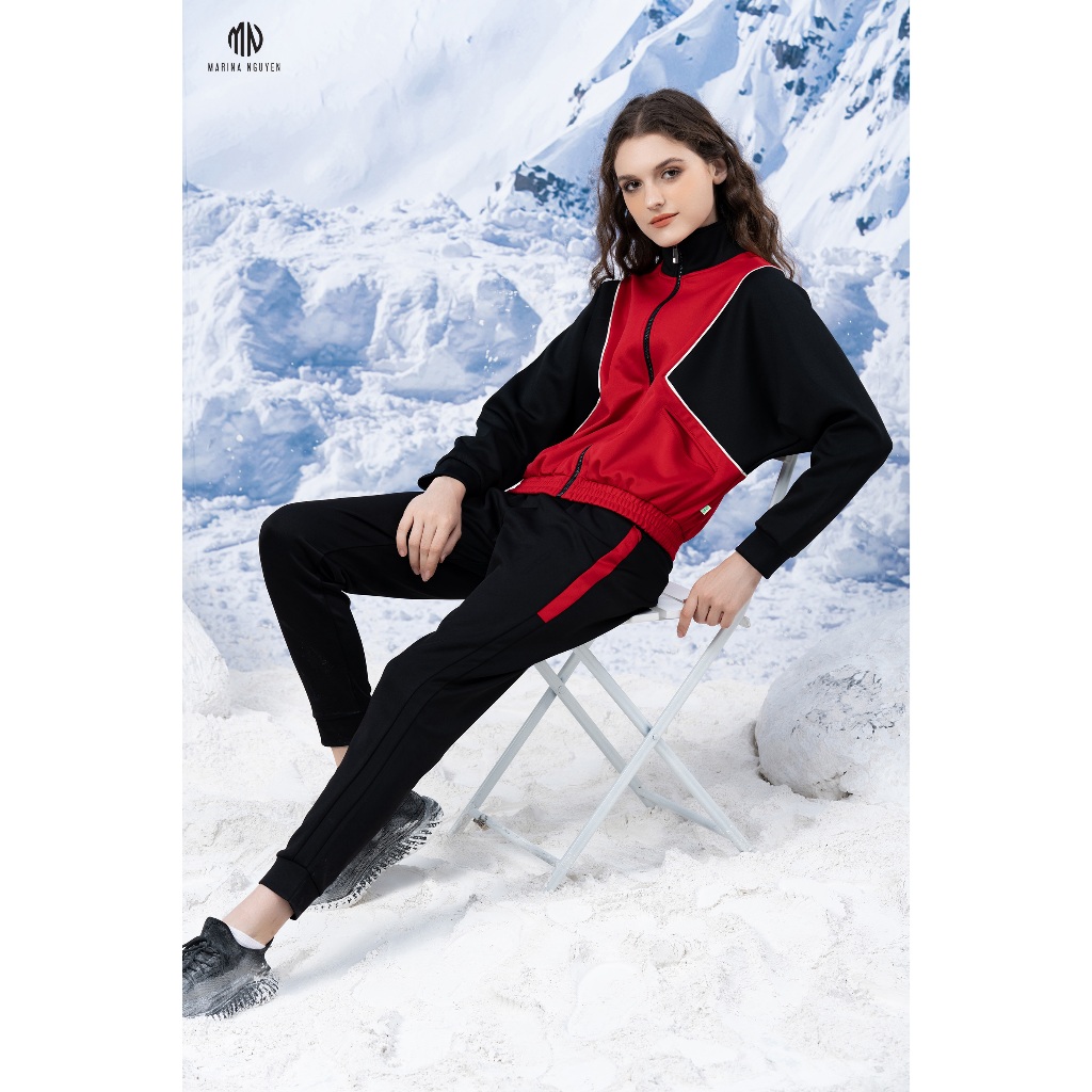 Bộ Đồ Thu Đông Nữ MARINA NGUYỄN Thiết Kế Dài Tay, Kiểu Dáng Trẻ Trung, Chất Liệu Umi Mềm Mịn Form Rộng - 822023