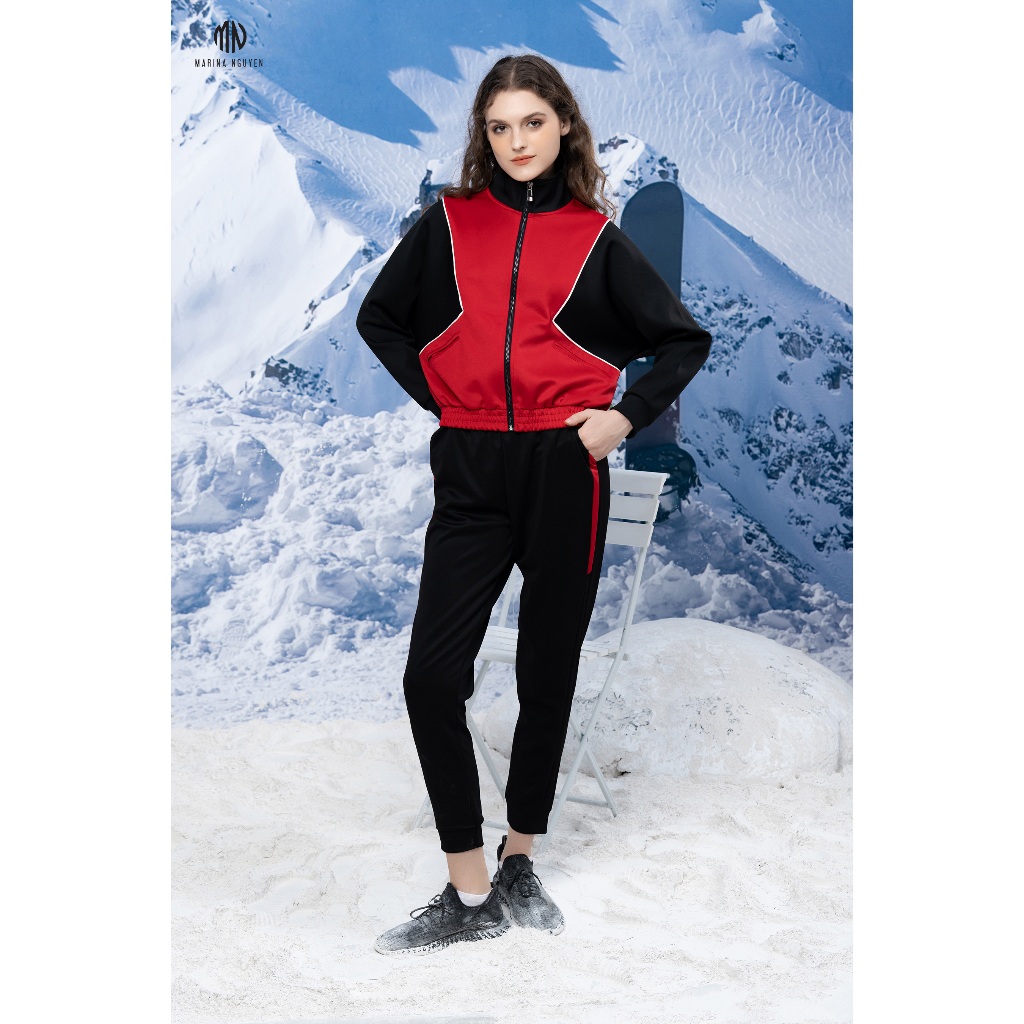 Bộ Đồ Thu Đông Nữ MARINA NGUYỄN Thiết Kế Dài Tay, Kiểu Dáng Trẻ Trung, Chất Liệu Umi Mềm Mịn Form Rộng - 822023