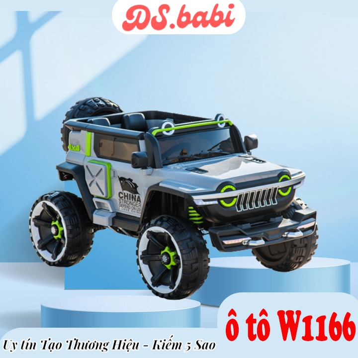 Xe ô tô điện trẻ em, Xe địa hình mẫu to Win 1166 siêu khỏe tải trọng 100kg khủng