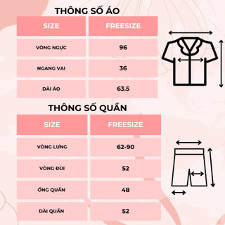 Bộ lửng pijama Hana vải lụa xước cao cấp, áo tay ngắn cổ bẻ + quần lửng in họa tiết 5D dễ thuơng
