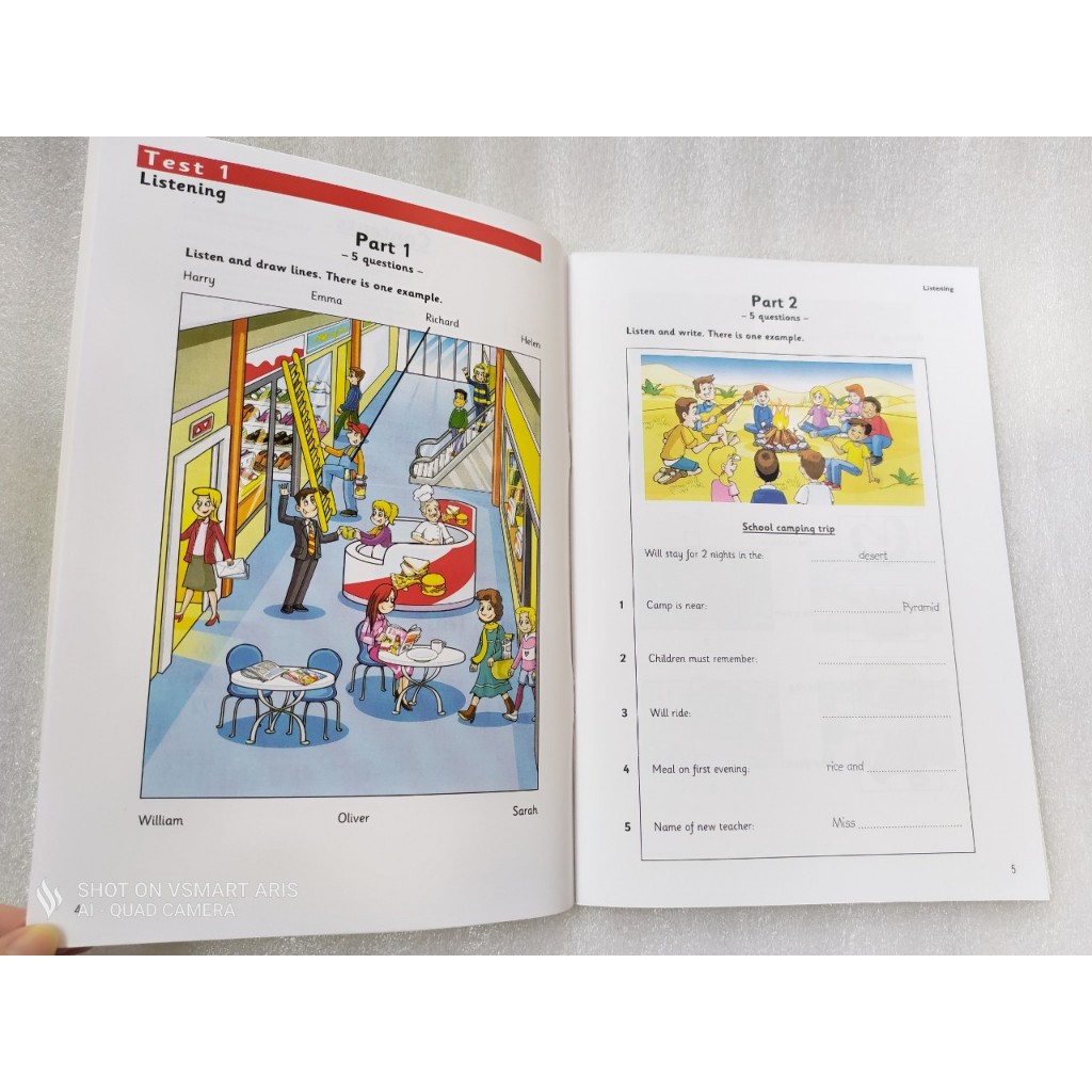 SÁCH - Tiếng anh Cambridge English Flyers 1 2 3