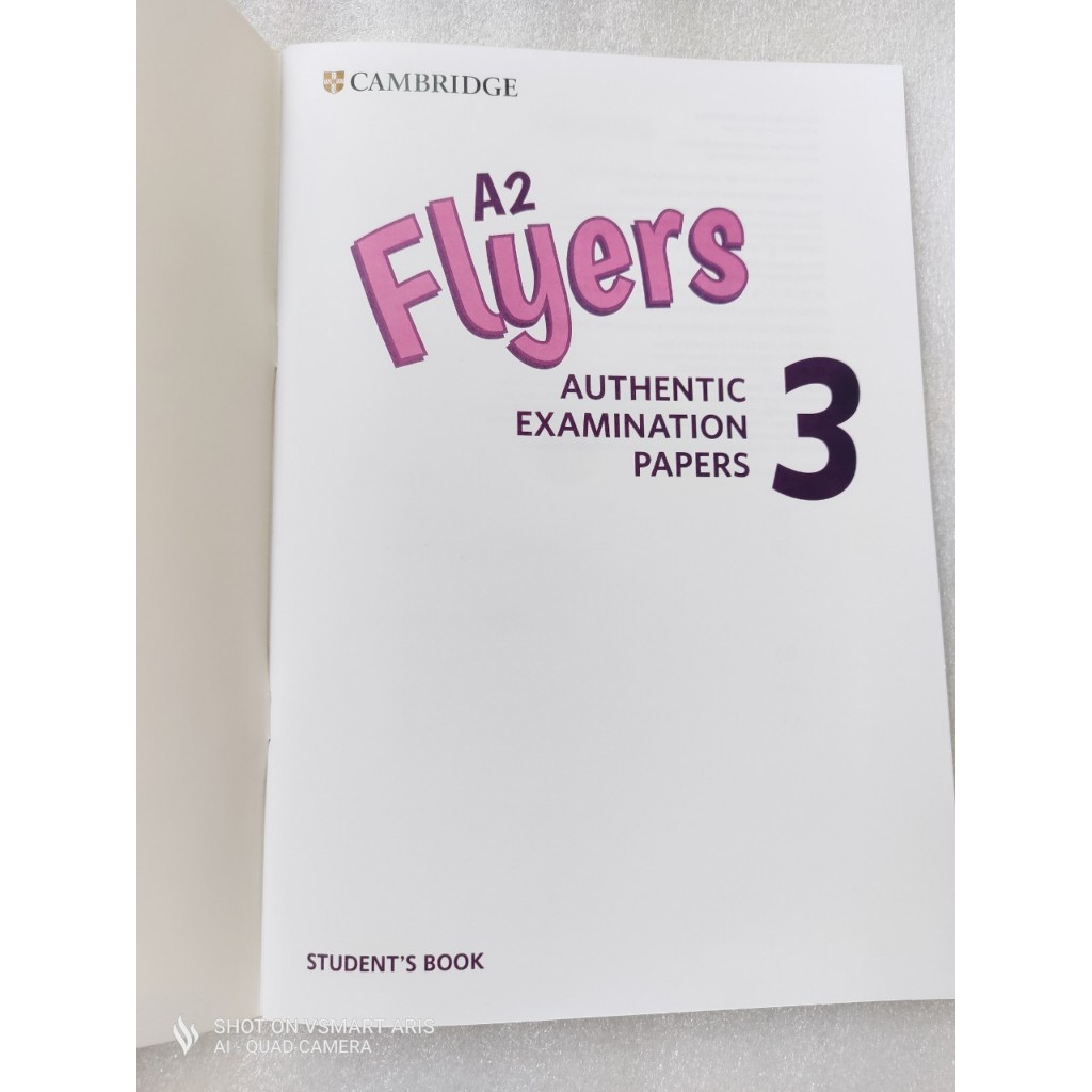 SÁCH - Tiếng anh Cambridge English Flyers 1 2 3