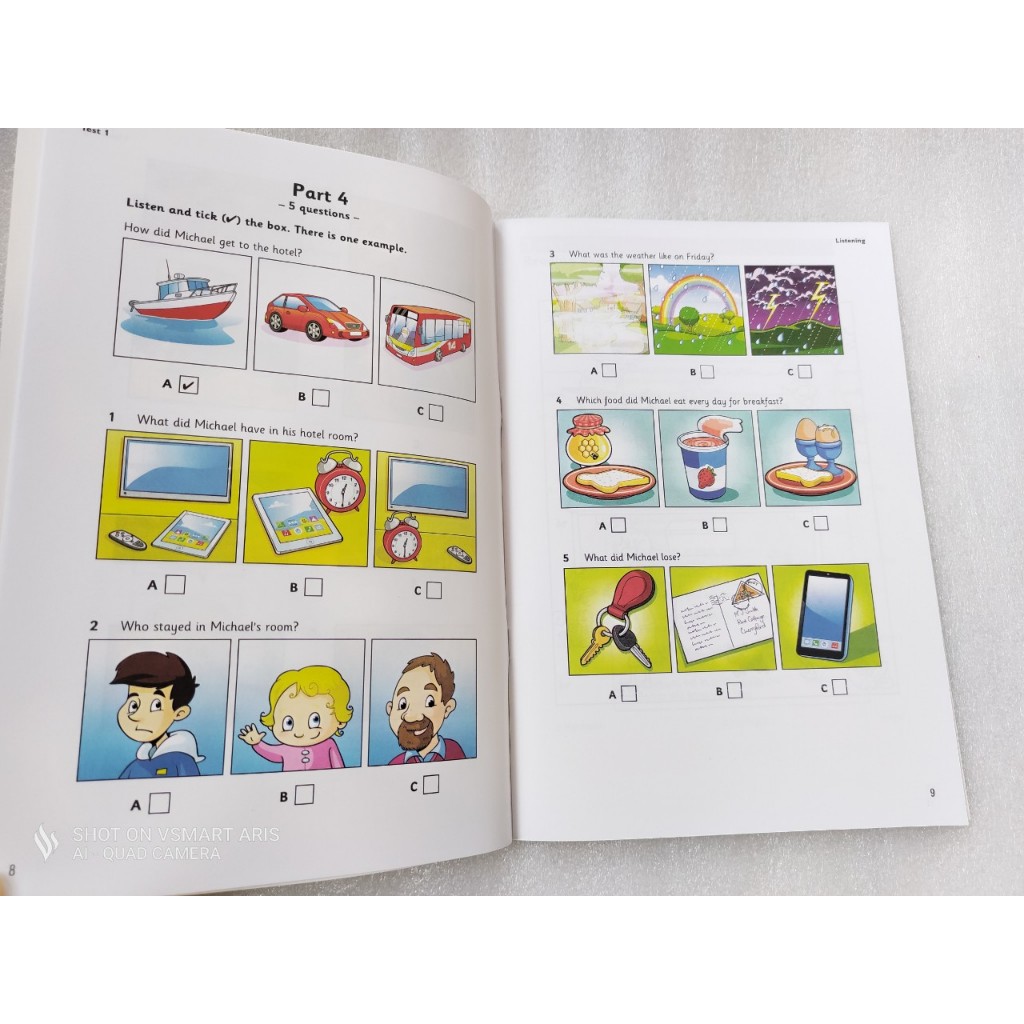 SÁCH - Tiếng anh Cambridge English Flyers 1 2 3