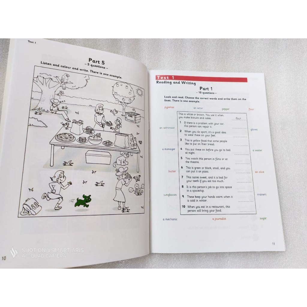 SÁCH - Tiếng anh Cambridge English Flyers 1 2 3