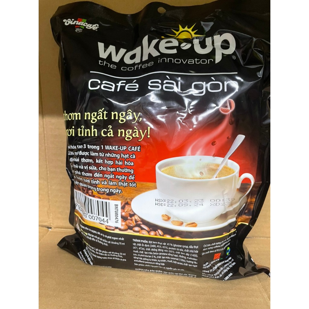 Cà phê sữa Wake Up Café Sài Gòn 456g