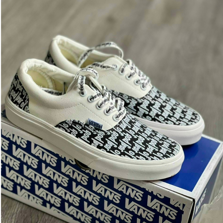 GIÀY 𝐕𝐀𝐍𝐒 dán đen trắng, Giày thể thao Vans các màu mới nhất, vans caro, vans đen, van chữ Thời Trang hot trend