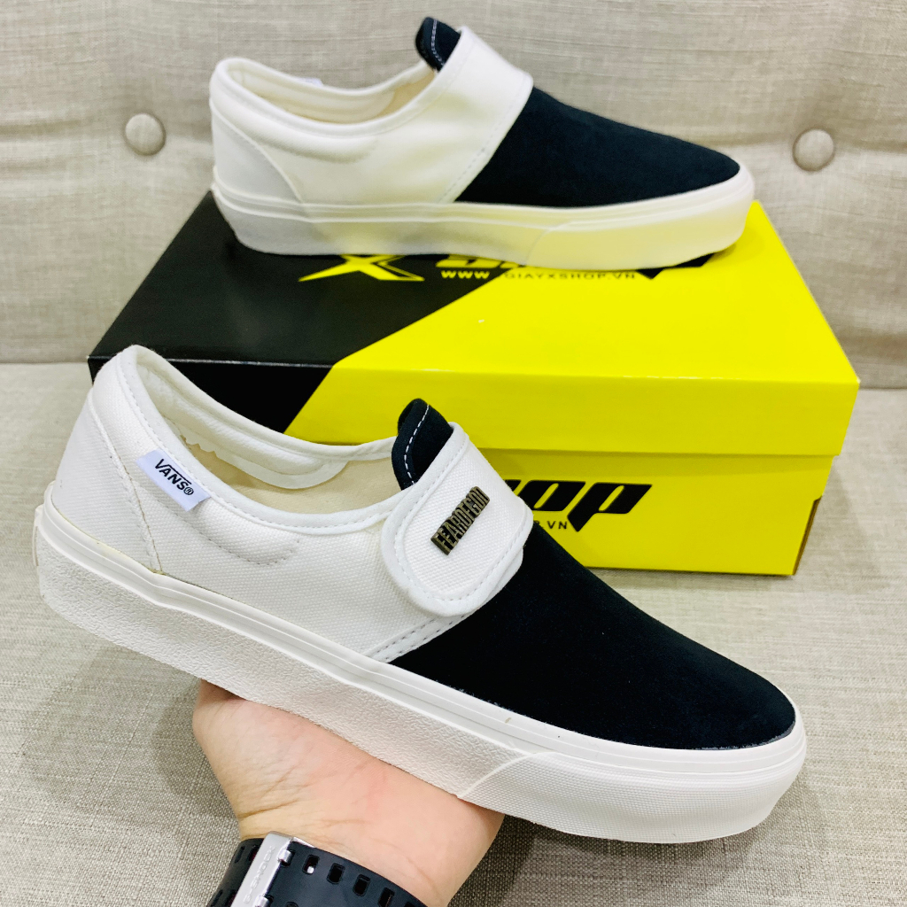 GIÀY 𝐕𝐀𝐍𝐒 dán đen trắng, Giày thể thao Vans các màu mới nhất, vans caro, vans đen, van chữ Thời Trang hot trend