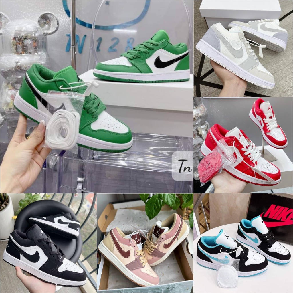 Giày JORDAN 1 Low đen trắng , Giày thể thao 𝐉𝐎𝐃𝐀𝐍 1 Panda THẤP CỔ Màu Đen Trắng -Top1