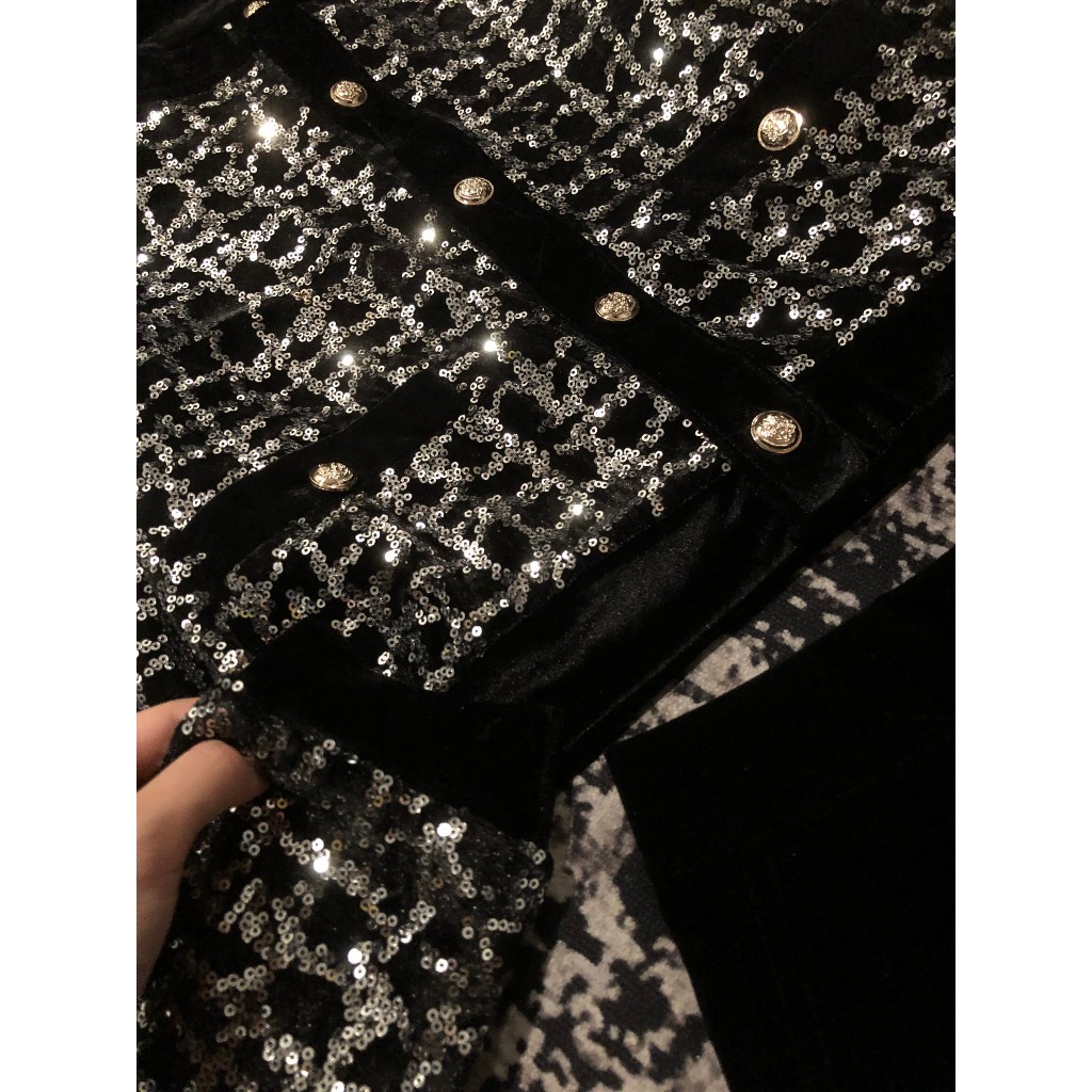 ÁO KHOÁC DẠ KIM SA CỔ TRÒN