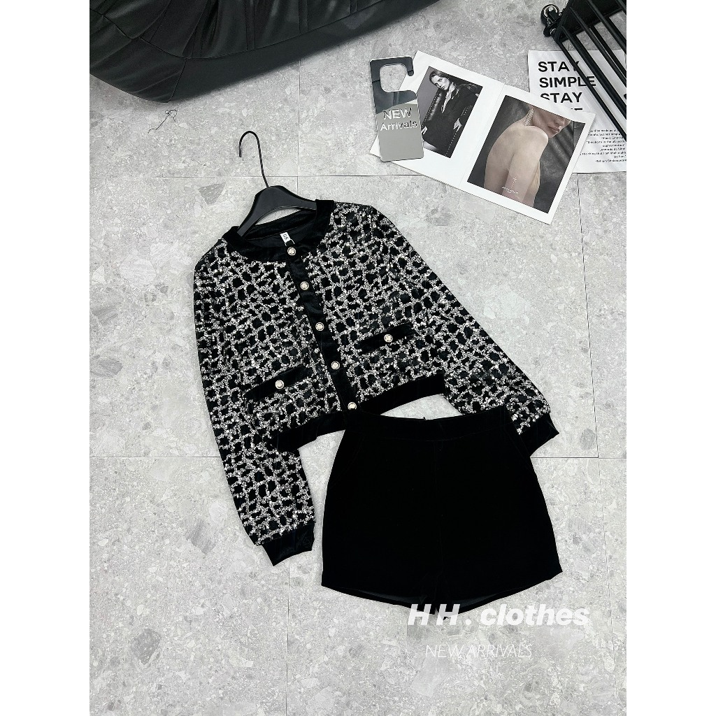 ÁO KHOÁC DẠ KIM SA CỔ TRÒN