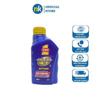 [Mẫu Mới] Nhớt xe số Cao Cấp Top 1 MC SAE 20W50 0.8L (Sản phẩm mới đổi qua dạng Chai chắc chắn hơn)