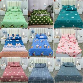 Và Bộ ga kèm 2 vỏ gối cotton poly mẫu mới đủ size drap giường poly - ga trải giường_banhanggiasi