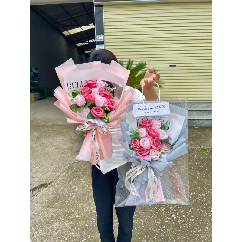 Bó hoa sáp 11 bông mẫu mới