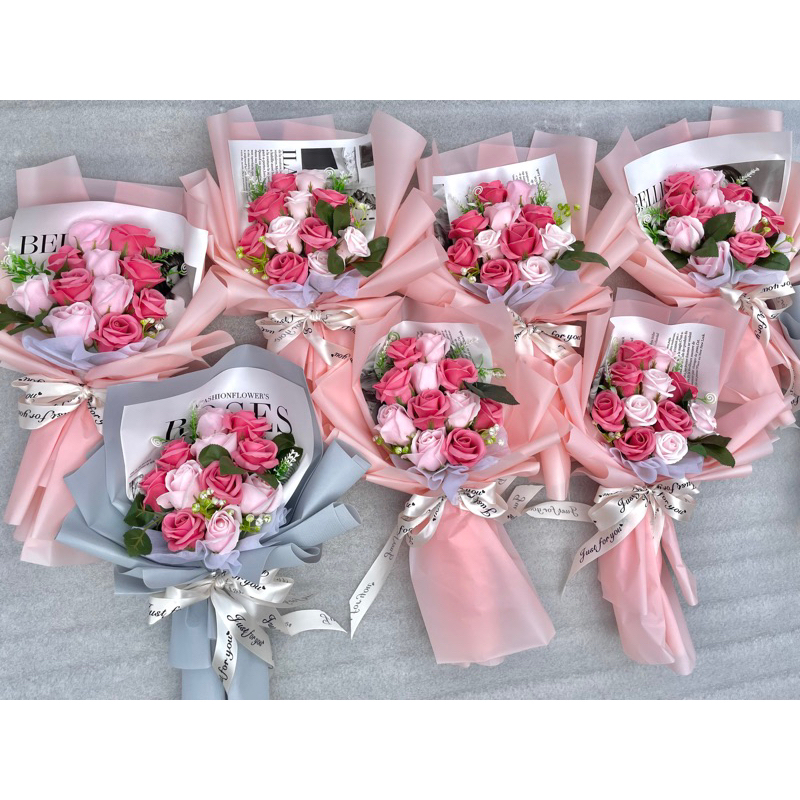 Bó hoa sáp 11 bông mẫu mới