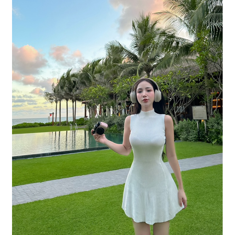 ĐẦM LEN SÁT NÁCH - F05187