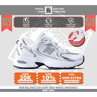😘 giày 𝑵𝒆𝒘 𝑩𝒂𝒍𝒂𝒏𝒄𝒆 530 white light gray - authentic 100%