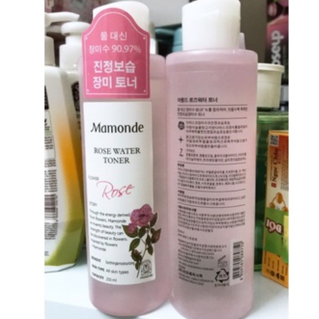 Nước Hoa Hồng Toner Mamonde Diếp Cá Làm Sạch Dầu Nhờn Và Ngăn Ngừa Mụn 250ml
