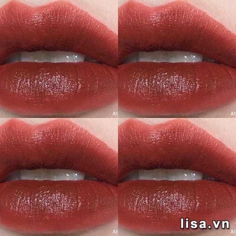 Son Black Rouge A12 màu đỏ gạch ver 2 nắp tím