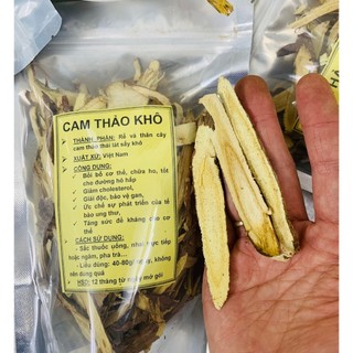 Cam thảo sấy khô , trà cam thảo, thanh nhiệt, mát gan, giải độc, giảm mỡ máu, giảm ho