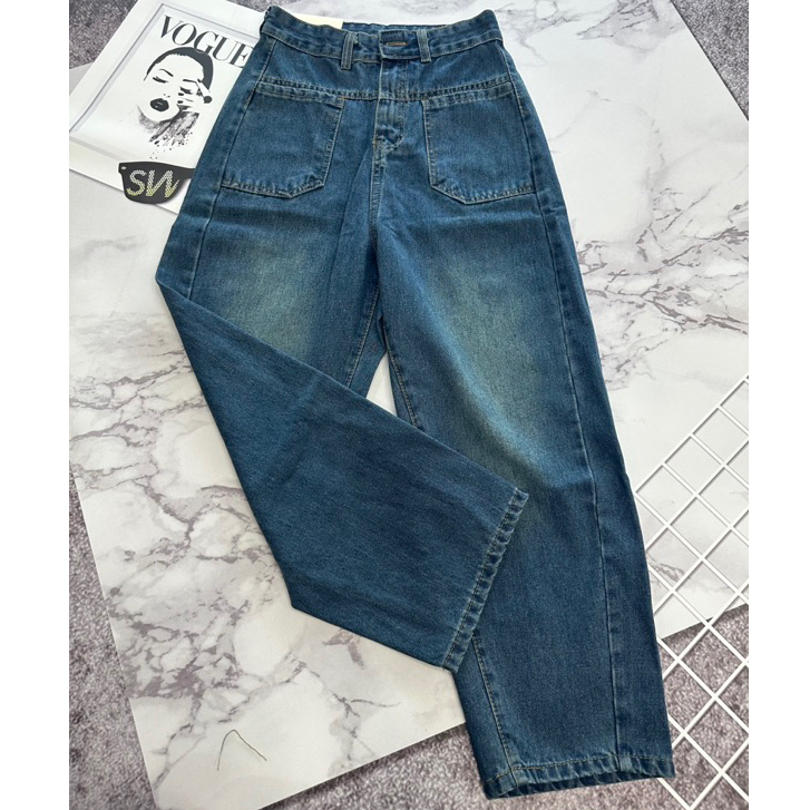 QUẦN JEAN BAGGY DENIM ỐNG RỘNG TRẺ TRUNG THỜI TRANG THU ĐÔNG Q6