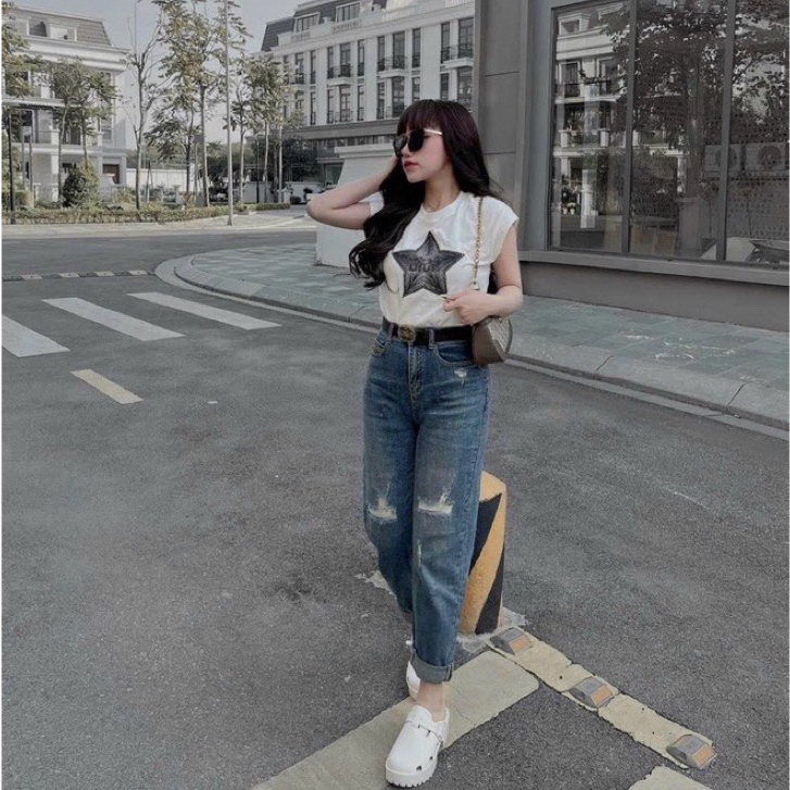 QUẦN JEANS NỮ RÁCH SIÊU HOT THỜI THƯỢNG KIỂU DÁNG TRẺ TRUNG THU ĐÔNG Q7