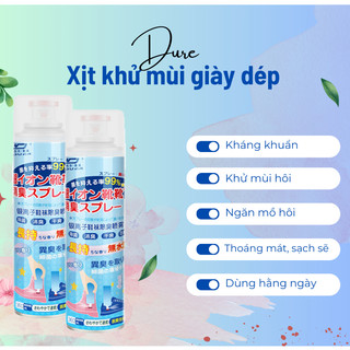 Xịt Khử Mùi Hôi Giày Dép Nano Bạc Khử Mùi Hôi Chân Cao Cấp