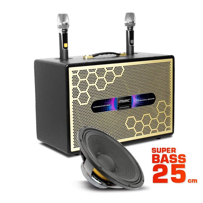 Loa karaoke xách tay iMusic MX-12 - Chính hãng