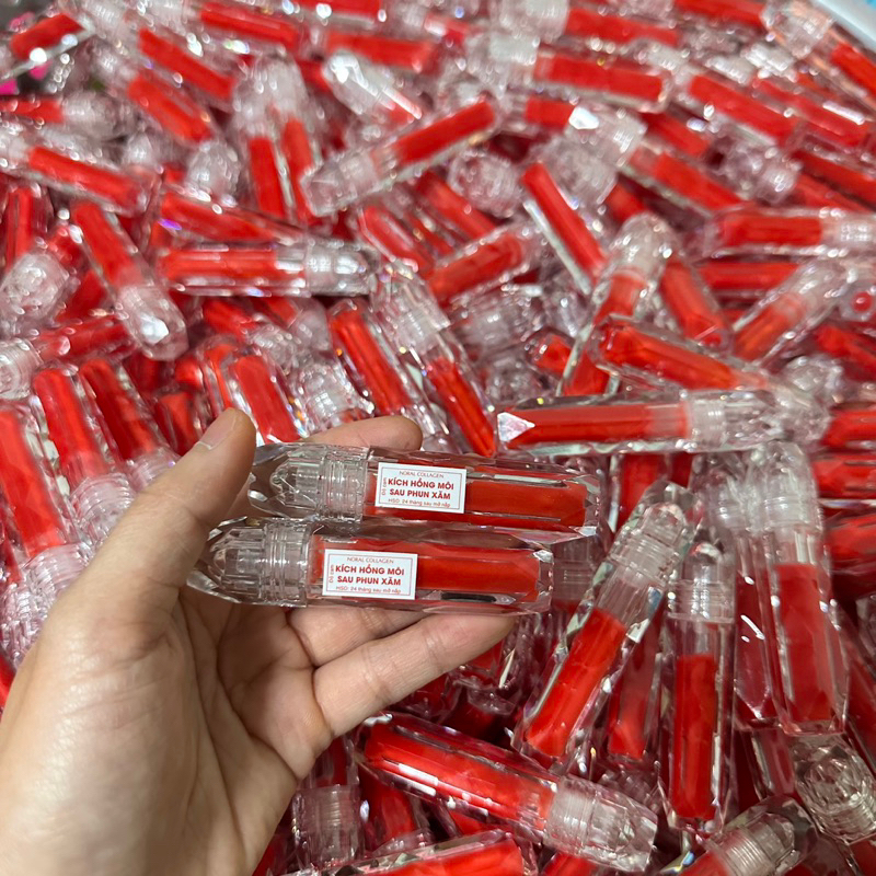 Son dưỡng kích Màu Sau Phun Xăm Chống Loang Màu