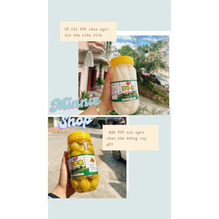 Củ cải muối ( mác cọt ướp - mận ướp - củ cải ướp giòn ngon đồ ăn vặt tq )