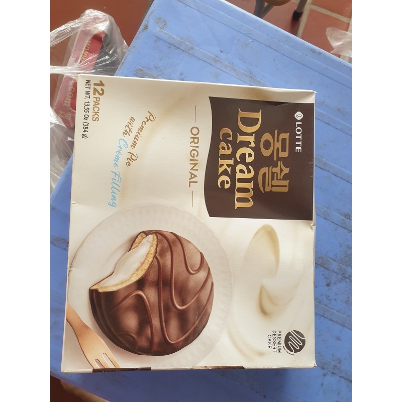 Bánh Chocopie Dream cake Hàn Quốc Vị Truyền thống Lotte 384g nhập khẩu Hà Quốc