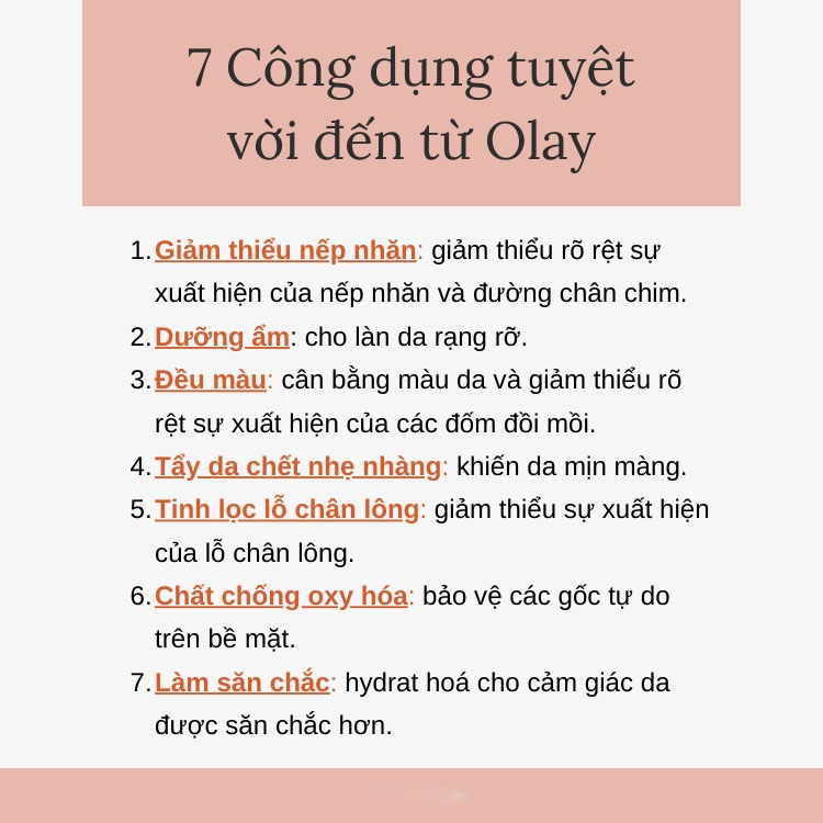 Kem Dưỡng Olay Total Effects 7 In 1 Ngày Và Đêm 50ml - sáng da chống lão hóa